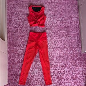 Onzie Vibrant Red Activewear Set